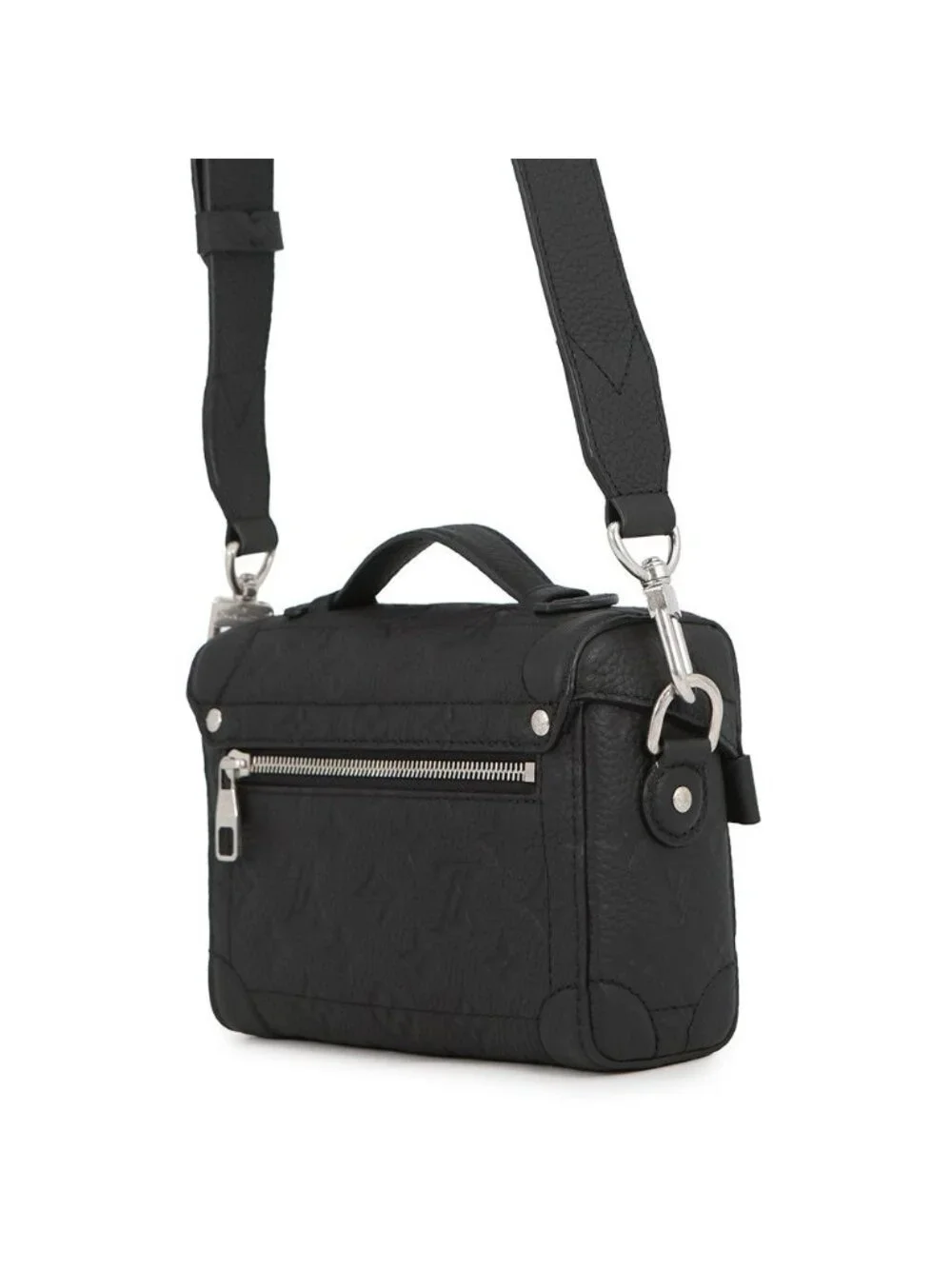 Louis Vuitton Shoulder Bag Taurillon Monogram Soul Trunk Black